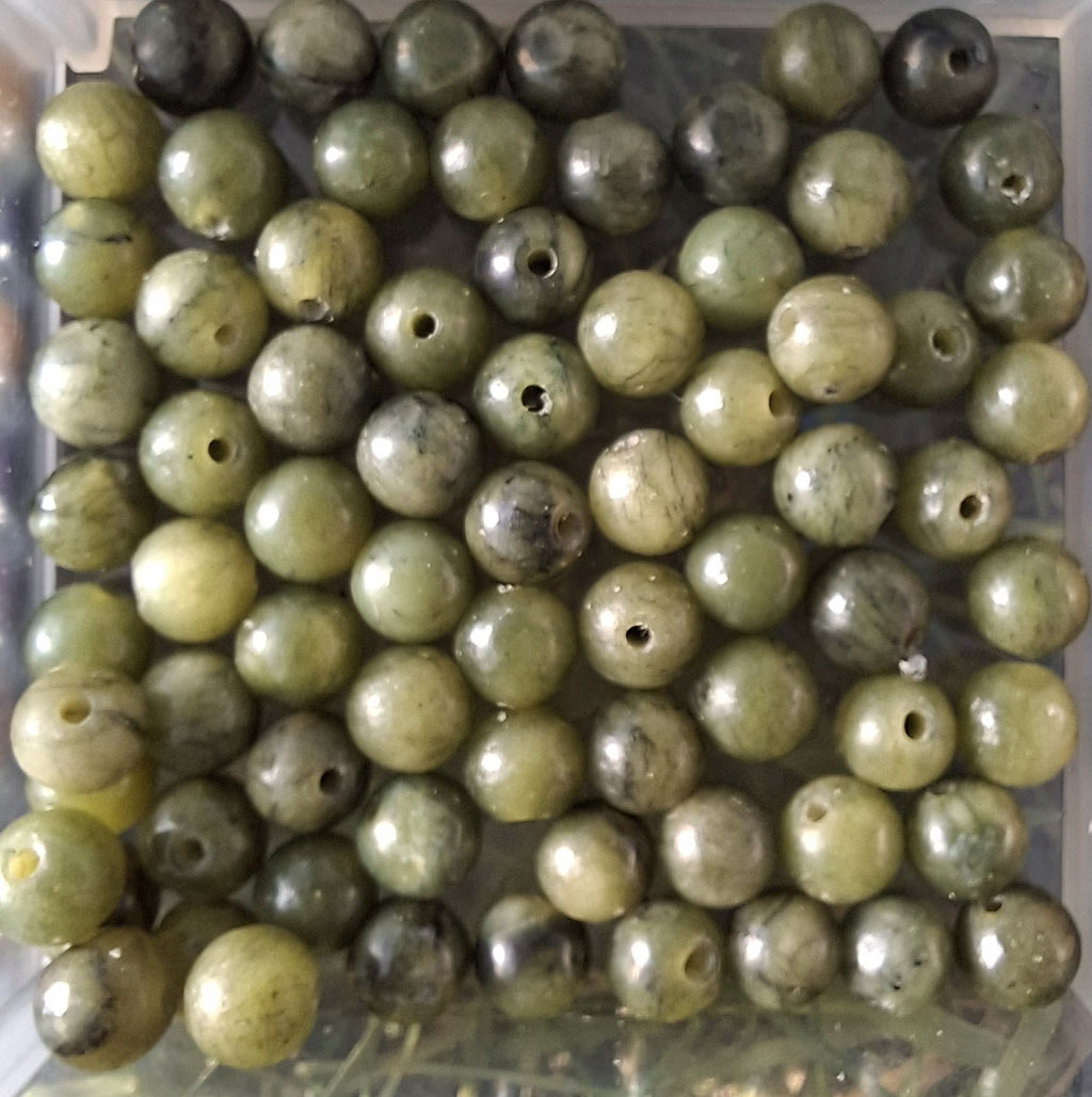 Handmade Chinese Jade gemstone necklace