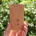 Handmade Chinese Jade gemstone necklace