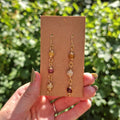 Handmade Mookaite gemstone earrings