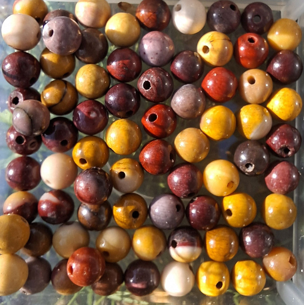 Handmade Mookaite gemstone bracelet